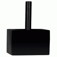 Spirella – Porte-brosse WC noir mat, 11,5 x 11,5 x 45 cm - noir 10.20484