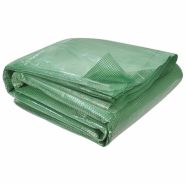 14296 - bâche de rechange 140 gr/m² pour serre 24m² verte 4 saisons des andes