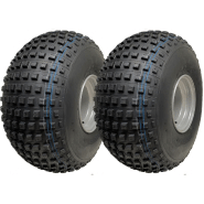 25x12.00-9 ATV Pneu Knobby, Quad trailer, gator, jante 100mm PCD 4 crampons - jeu de 2 25x12.00-9 ATV Pneu Knobby, Quad trailer, gator, jante 100mm PCD 4 crampons - jeu de 2