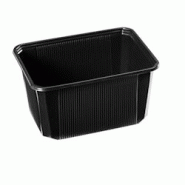 Barquette Noire Polypro 1500cc + couvercle par 300 pièces JORIDEAL - noir plastique polypropylène 5414304171611 Barquette Noire Polypro 1500cc + couvercle par 300 pièces JORIDEAL - noir plastique polypropylène 5414304171611