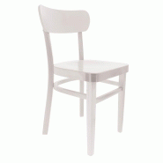 Chaise restaurant bois Bastia - BLANC_0