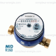 Compteur eau froide mid r160 pour télérelève - dn15 b-meters - gsd8-rf dn15 (ef) Compteur eau froide mid r160 pour télérelève - dn15 b-meters - gsd8-rf dn15 (ef)