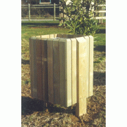 Corbeille bois QUADRAX 80 Litres