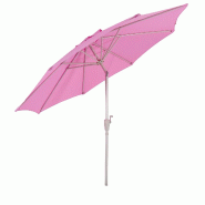 Décoshop26 - Parasol de jardin Ø 3m inclinable polyester/aluminium 5kg lilas 04_0003887 - aluminium 3000535032696