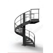Escalier hélicoïdal yso-industrie - ysofer esca - diamètre 1400 à 3800 mm