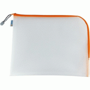 HERMA Sac à fermeture éclair Mesh Bags, A4, EVA, orange - 20018