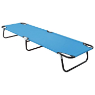 LIT DE CAMP CAMPING PLIABLE MEUBLE D\'EXTÉRIEUR PLIABLE ACIER BLEU TURQUOISE 02_0012795 LIT DE CAMP CAMPING PLIABLE MEUBLE D\'EXTÉRIEUR PLIABLE ACIER BLEU TURQUOISE 02_0012795