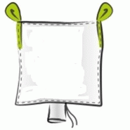 LOT de 10 BIGBAGS Occasion 90x90x200, SWL: 1250 kg, SF+GV