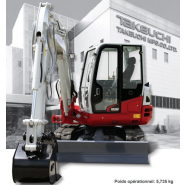 Mini-pelle robuste, puissant et fiable - Takeuchi TB260-DPF