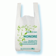 Sacs et sachets plastiques - sac bretelle recyclable