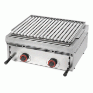 SOFRACA Grill à gaz, surface de cuisson : 540 x 490 mm - grilles réglables - 3701188024594