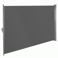 Store latéral 160 x 300 cm - anthracite / brise-vue rétractable Store latéral 160 x 300 cm - anthracite / brise-vue rétractable