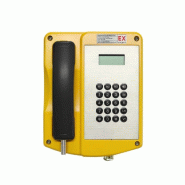 Téléphone antidéflagrant série HORUS - Réf. : FRA0038 - Zones ATEX - IP66 - Température -45°C à +70°C