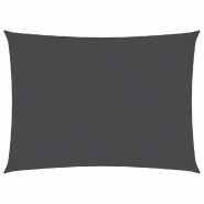 VidaXL Voile de parasol tissu oxford rectangulaire 3x5 m anthracite Modèle Outdoor Prestige Prime - noir 135102