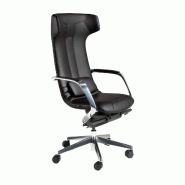 AC ANGEL CERDA Angel Cerdá Fauteuil de bureau pivotant en similicuir noir 4215C 63 x 66 x 122 - noir fourrure 8435631043935