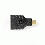 Adaptateur Hdmi? Micro-connecteur Hdmi - Hdmi Femelle Noir Usage Non Intensif Nedis - 3665476887486 Adaptateur Hdmi? Micro-connecteur Hdmi - Hdmi Femelle Noir Usage Non Intensif Nedis - 3665476887486