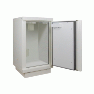 Armoire anti-feu 90 min batteries lithium basse 1 porte - 798+LI - Alarme + recharge / Noir