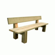 Banc en bois campagnard