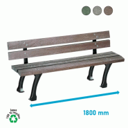 Banc GLASGOW plastique recyclé