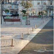 Borne Plaisance. Bornes de protection pour espaces public. Bornes