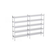 Distform Rayonnage en Acier Inoxydable Linéaires 3090 à 3920 mm 5 Niv P500 Acier inoxydable 3620x500x500x1800mm - 641094462345 Distform Rayonnage en Acier Inoxydable Linéaires 3090 à 3920 mm 5 Niv P500 Acier inoxydable 3620x500x500x1800mm - 641094462345