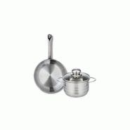 Ensemble de 1 Poêle de cuisson 24 cm et 1 faitout 16 cm Elo Profi Brillant - 3176239986617 Ensemble de 1 Poêle de cuisson 24 cm et 1 faitout 16 cm Elo Profi Brillant - 3176239986617