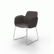 Fauteuil in & out PEZZETTINA - marron