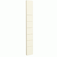 Montant Totem 6 rainures 10x30x245 cm - blanc kaolin SM