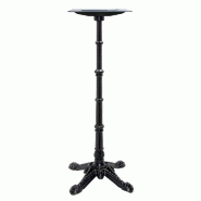 Piètement Bistrot H108 en fonte noir - mange debout intérieur 70x70, Ø70cm maxi