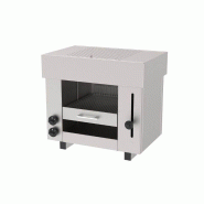 Salamandre gaz professionnelle 2 zones – 6,2 kW – grille réglable – 57 x 72 cm – Réf. AKS-SGS-ASM-2G - AKS-SGS-ASM-2G_0