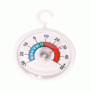 Schneider - Thermomètre, -30 à +50 °C, Ø 52 mm - blanc 160035