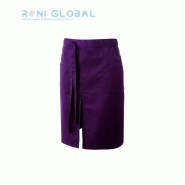 Tablier de service unisexe en coton et polyester - SONGE ROBUR - avec fente de marche et 3 poches_0