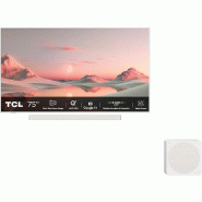 Tv qled pro 75a300pro nxtvision + barre de son