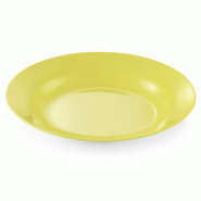 Assiette creuse mélamine Ø 20 cm jaune lot de 12 - Was Germany - jaune matière synthétique 4044925022873