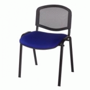 Chaise visiteurs lena dossier en résille - sitek Chaise visiteurs lena dossier en résille - sitek