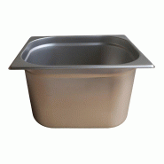 DBMARK - GNP12200-304 - Bac Gastronorme 1/2 200 mm. - 0.8mm S/S304 - gris inox GNP12200-304