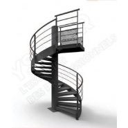 Escalier hélicoïdal ysoman - ysofer esca - passage 1up ou 2up