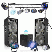 Pack de 11 jeux de lumière + portique et pack sono - 3700804170417