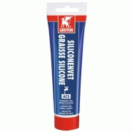 Graisse 100 silicone lubrifiant pour prises deau et valves convient pour les métaux et matières synthétiques tube 125g