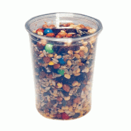 Packnwood FHC - 500Pcs - Pot Deli rond PLA transparent  Ø 12,1cm H151mm 900ml - transparent 210DERD32