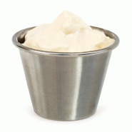 Pot à sauce en inox 90ml Ø7x3,8cm - par 12