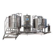 Salle de brassage 3 cuves isothermes, pour la production de 500 litres de moût de bière fini -15HL Salle de brassage 3 cuves isothermes, pour la production de 500 litres de moût de bière fini -15HL