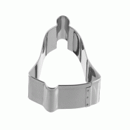 Schneider - Emporte-pièce "Cloche", 130 x 110 x 30 mm, acier inoxydable - inox 199820