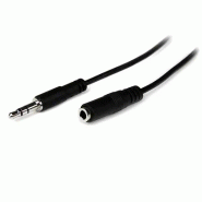 StarTech Cble d'extension audio stéréo Slim 3,5 mm de 1 m 