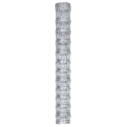 Vidaxl clôture de jardin acier galvanisé 50x1,25 m argenté 149514
