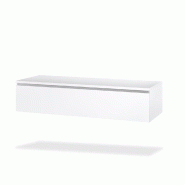 AQA Design Base avec top 1 tiroir ASTRA blanc en mélamine L.120 P.45 H.27 MPAS121TOP-O1 - blanc Bois manufacturé MPAS121TOP-O1 AQA Design Base avec top 1 tiroir ASTRA blanc en mélamine L.120 P.45 H.27 MPAS121TOP-O1 - blanc Bois manufacturé MPAS121TOP-O1