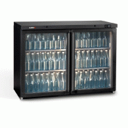 Arrière-bar 2 portes battantes vitrées 289L - H 900mm | Gamko - MG3/275G