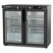 Arrière-bar positif professionnel noir prof 520 hauteur 850 2 porte... - PERH-250-L