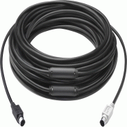 Câble d'extension Logitech GROUP 15m PS/2 6-p Mini-DIN Noir - noir 939-001490