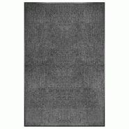 Décoshop26 - Paillasson lavable 120 x 180 cm polyamide anthracite et PVC antidérapant DEC040599 - 3000265016294